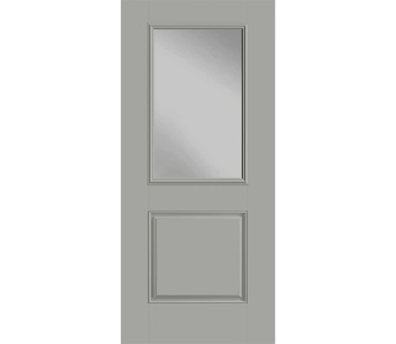 Hunstville Half Light 1 Panel Fiberglass Entry Door